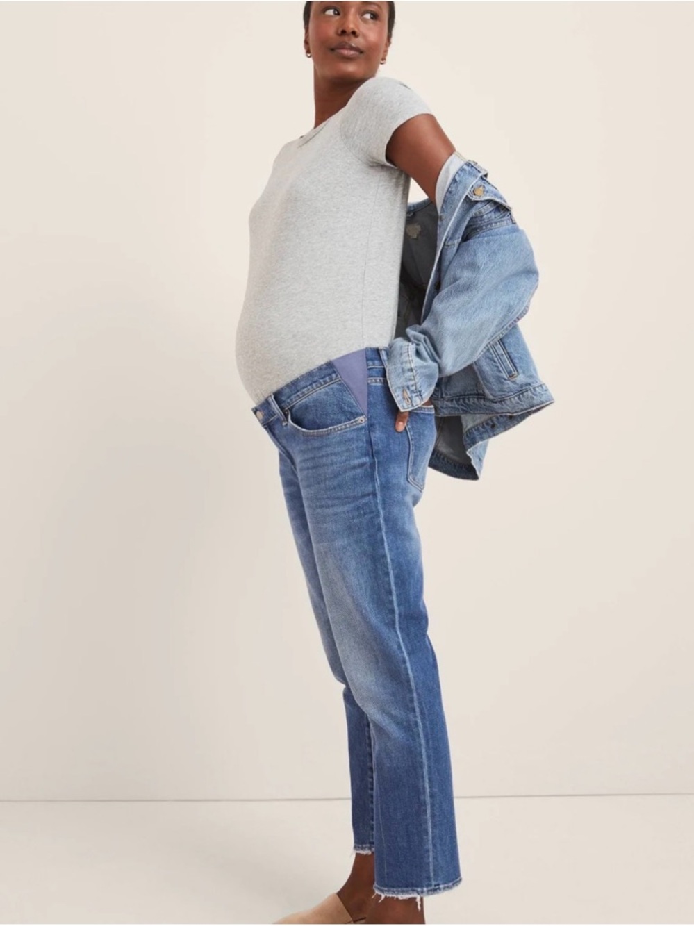 Hatch The Boyfriend Maternity Jean - Indigo